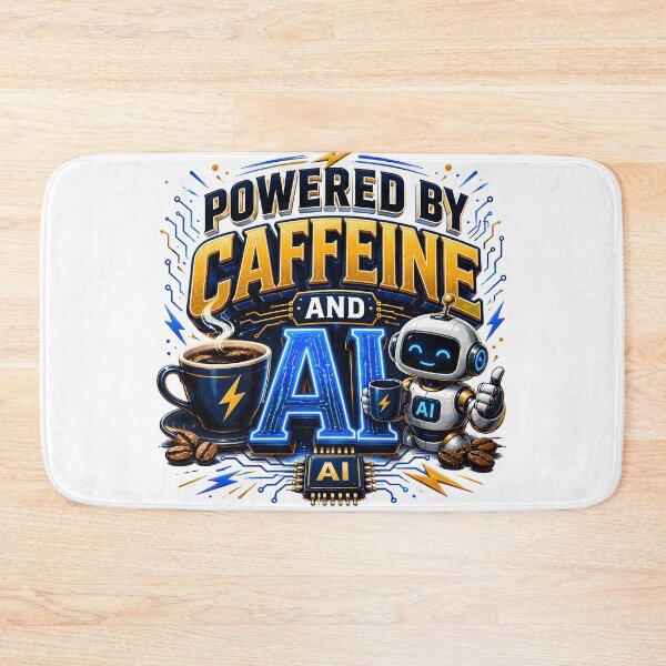 Item preview, caffeine culture, brewing joy, coffee, caffeine & AI designed and sold by TrueArtVibes.