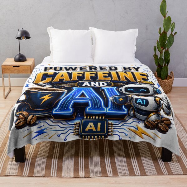 Item preview, caffeine culture, brewing joy, coffee, caffeine & AI designed and sold by TrueArtVibes.