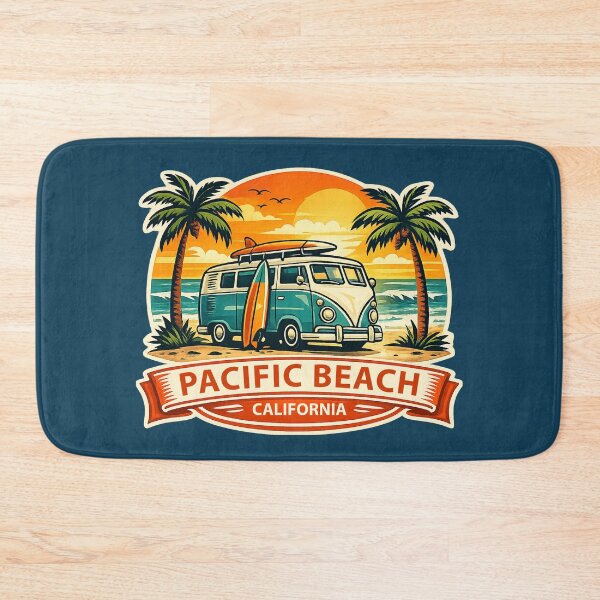 Item preview, Pacific Beach California Surf Van designed and sold by getpressedshirt.