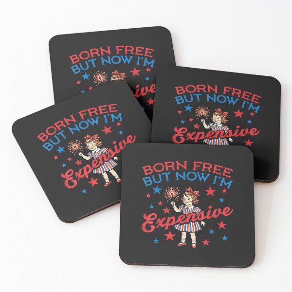 Item preview, Born Free But Now Im Expensive Girl 4th of July Girls Kids designed and sold by FrankIsabel.