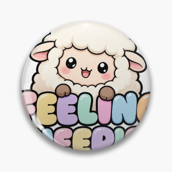 Item preview, Feeling Sheepish Cute Kawaii Sheep designed and sold by BoosterShop.