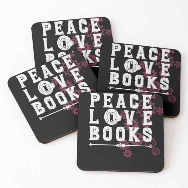 Item preview, Peace Love Books designed and sold by MercuryLoves.