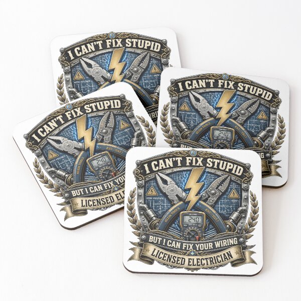 Item preview, I Can't Fix Stupid But I Can Fix Your Wiring | Licensed Electrician Vintage designed and sold by AffanStoreIn.