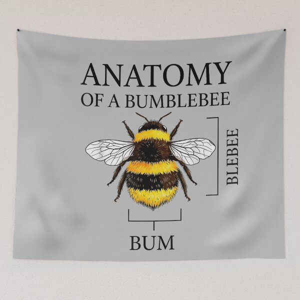 Item preview, Anatomy of A Bumblebee Vintage Funny Bee Science Joke designed and sold by mjohnson9.