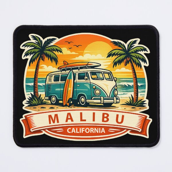 Item preview, Malibu California Surf Van designed and sold by getpressedshirt.