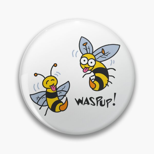 Item preview, Cute wasp friends WaspUp! cartoon designed and sold by Kristylou Designs.