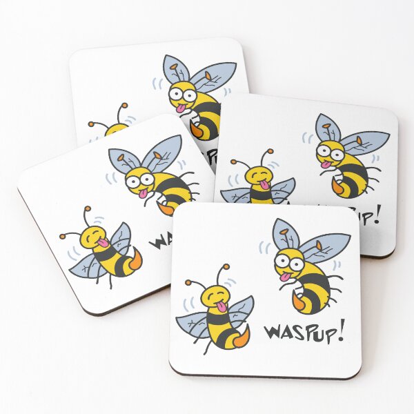 Item preview, Cute wasp friends WaspUp! cartoon designed and sold by Kristylou Designs.