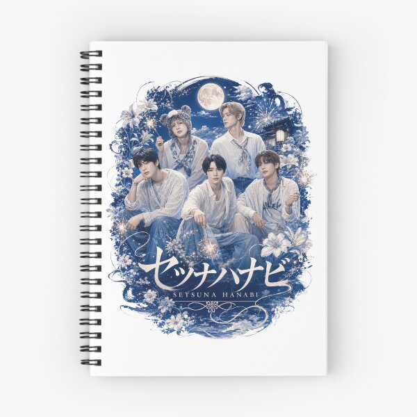 Item preview, TXT OT5 Setsuna Hanabi fireworks and full moon aesthetic design designed and sold by Valeree Store.