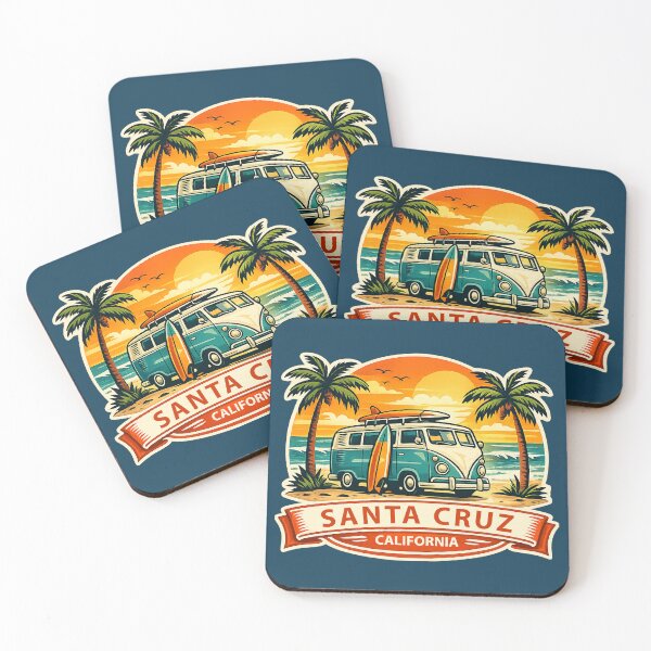 Item preview, Santa Cruz California Surf Van designed and sold by getpressedshirt.
