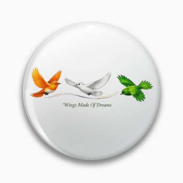 Item preview, Wings Made Of Dreams – Elegant Metallic Bird Silhouette T‑Shirt Design designed and sold by EdgeSphere.