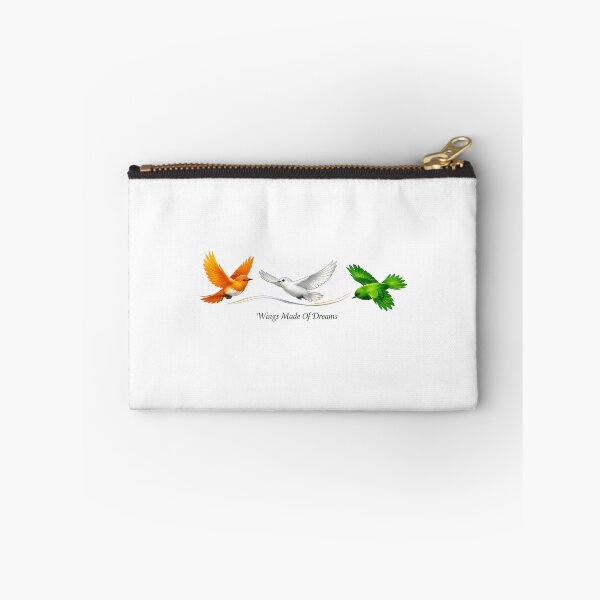 Item preview, Wings Made Of Dreams – Elegant Metallic Bird Silhouette T‑Shirt Design designed and sold by EdgeSphere.