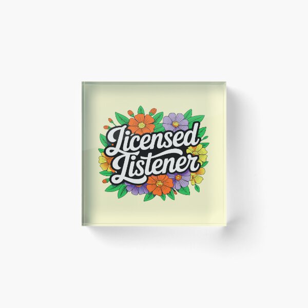 Item preview, Mental Health School Counselor Therapy Licensed Listener designed and sold by Colorfulman.