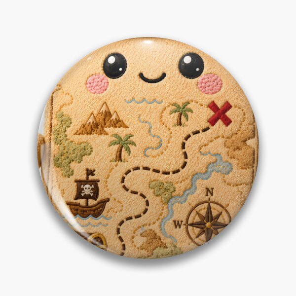 Item preview, Giant Treasure Map Plush designed and sold by KJ Frost.