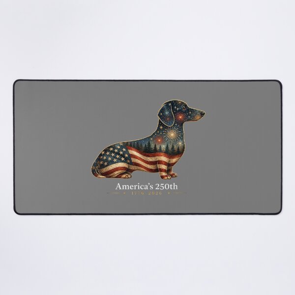 Item preview, Dachshund America's 250th Patriotic Dog Fireworks_2 designed and sold by KristineLi.