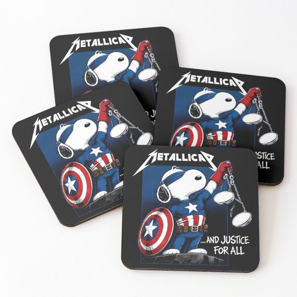 Item preview, Snoopy Captain America Metallica Justice Mashup designed and sold by Har-vee.