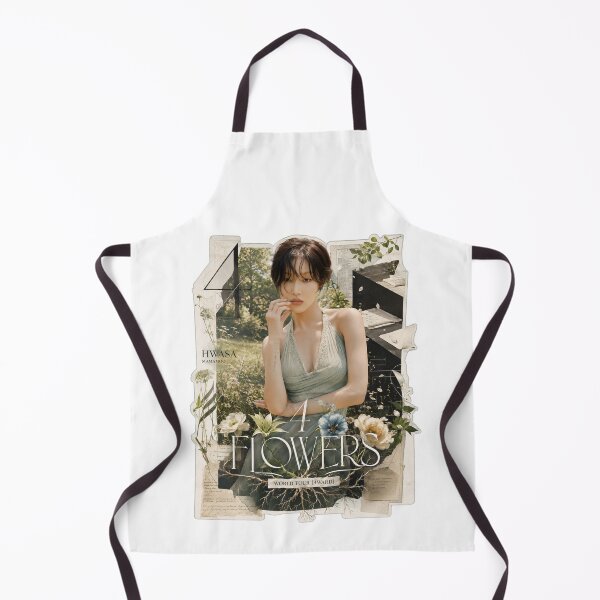 Item preview, MAMAMOO Hwasa 4 Flowers vintage botanical collage aesthetic designed and sold by Valereekmerch.