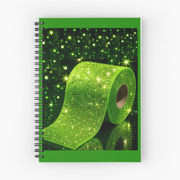 Item preview, Glittery Toilet  Paper  Sparkling in  Green  designed and sold by Brewgoodness.
