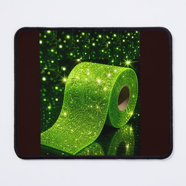 Item preview, Glittery Toilet  Paper  Sparkling in  Green  designed and sold by Brewgoodness.