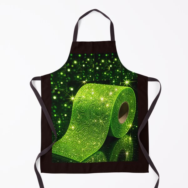 Item preview, Glittery Toilet Paper Sparkling in Green designed and sold by Brewgoodness.
