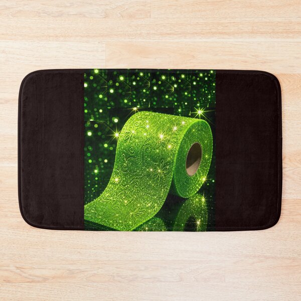 Item preview, Glittery Toilet  Paper  Sparkling in  Green  designed and sold by Brewgoodness.