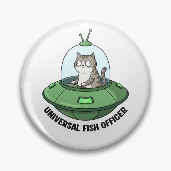 Item preview, Weird Funny cat : Universal Fish Officer designed and sold by Woketoon.