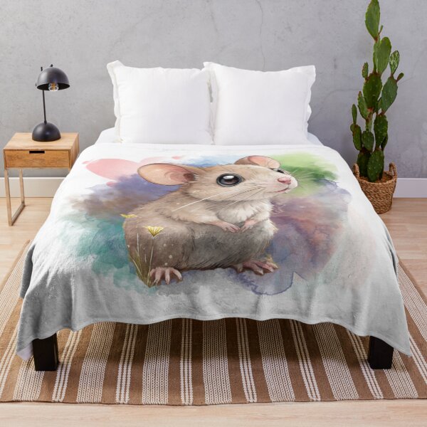 Item preview, Adorable Big-Eyed Mouse Art designed and sold by Angellacelin.