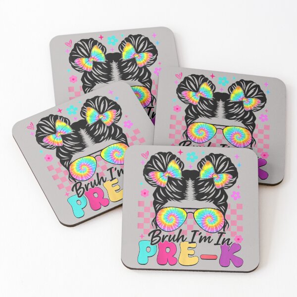 Item preview, Back to School Bruh I'm in Pre K Cute Girls Messy Bun designed and sold by mjohnson9.