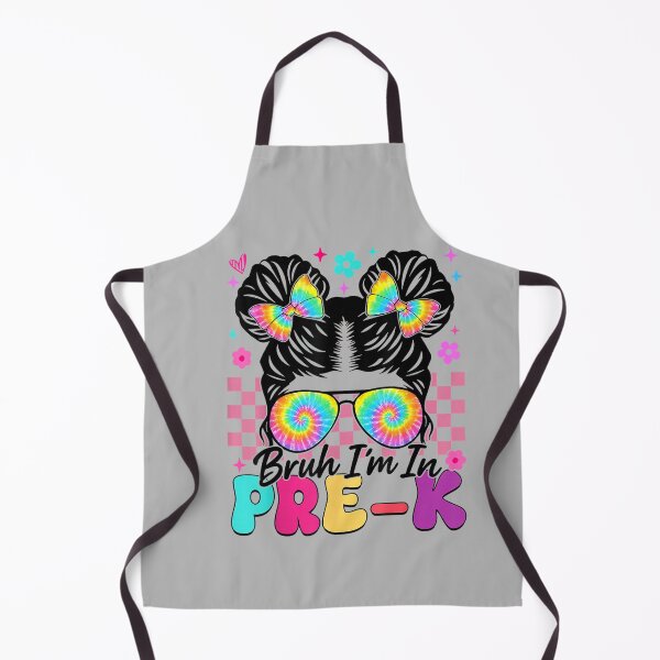 Item preview, Back to School Bruh I'm in Pre K Cute Girls Messy Bun designed and sold by mjohnson9.