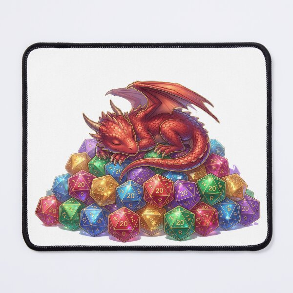Item preview, Baby Dragon Dice Hoarder Polyhedral D20 Mountain TTRPG Wholesome designed and sold by WorldShop17.