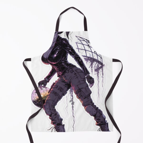 Item preview, Woman in tactical gear holding orb as isolated object designed and sold by Creative88Art.