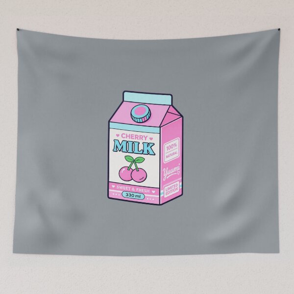 Item preview, Kawaii Cherry Milk Carton | Cute Pastel Y2K T-Shirt designed and sold by Aimetoi.