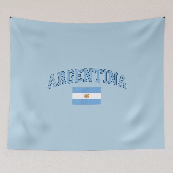 Item preview, Argentina Flag Vintage Pride Shirt for Men Women Kids designed and sold by BlitCrankMath.