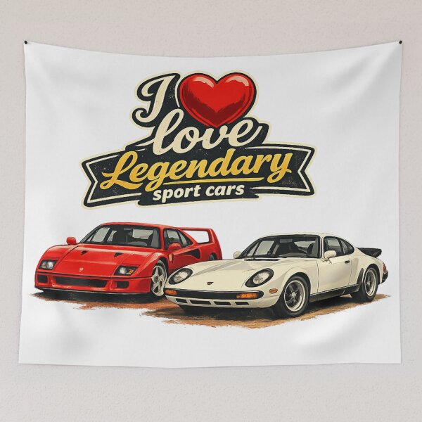 Item preview, I love old cars Legends F40 911 designed and sold by PabDam.