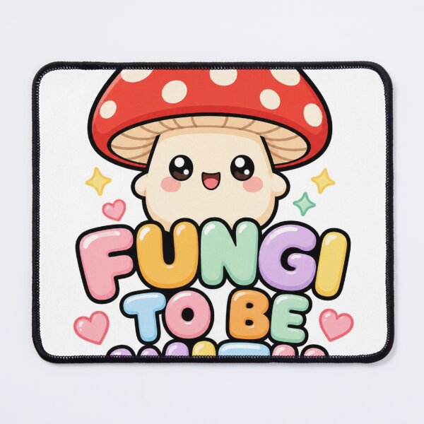 Item preview, Fungi To Be With Cute Kawaii Mushroom designed and sold by BoosterShop.