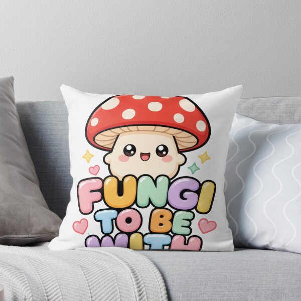 Item preview, Fungi To Be With Cute Kawaii Mushroom designed and sold by BoosterShop.
