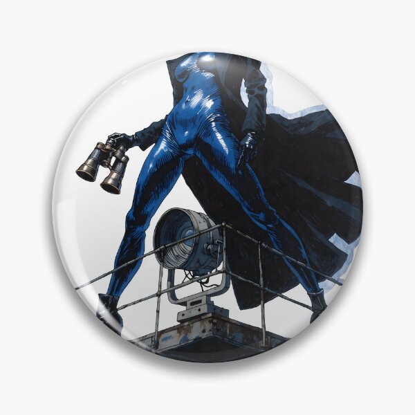 Item preview, Futuristic woman in blue suit on as isolated object designed and sold by Creative88Art.