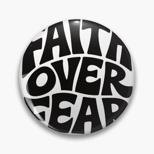 Item preview, Faith Over Fear Retro Vintage Typography Inspirational Design designed and sold by Peanutspixel.