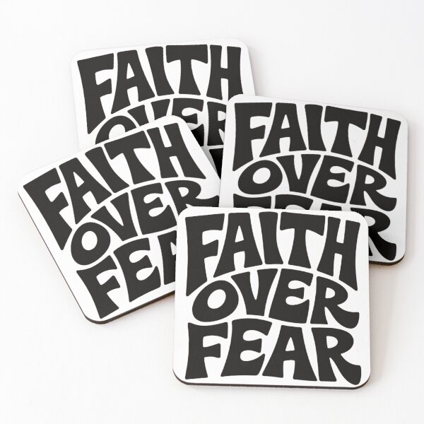 Item preview, Faith Over Fear Retro Vintage Typography Inspirational Design designed and sold by Peanutspixel.