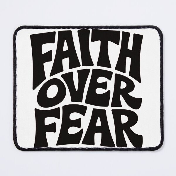 Item preview, Faith Over Fear Retro Vintage Typography Inspirational Design designed and sold by Peanutspixel.