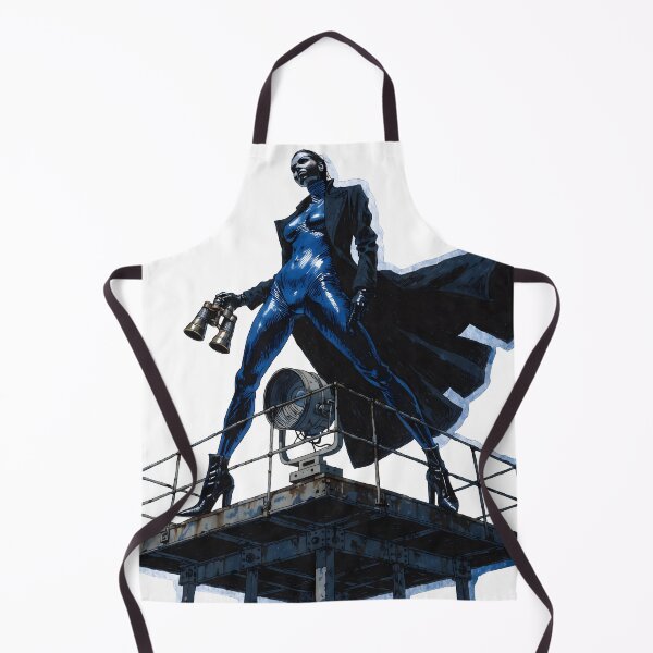 Item preview, Futuristic woman in blue suit on as isolated object designed and sold by Creative88Art.