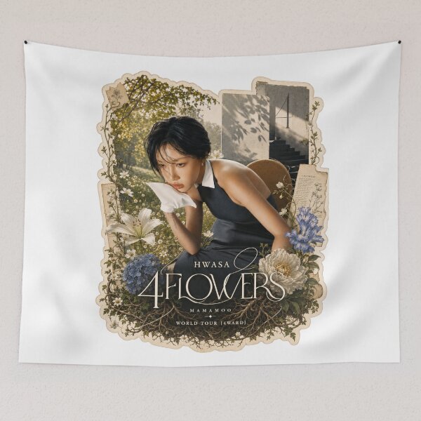 Item preview, Hwasa MAMAMOO 4ward tour floral garden collage visual designed and sold by Valereekmerch.