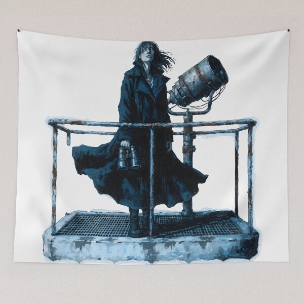 Item preview, Woman in long coat with on transparent background designed and sold by Creative88Art.
