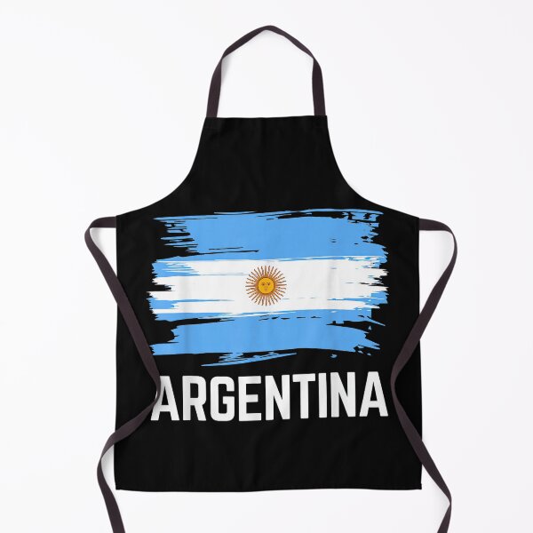Item preview, Argentina Brush Flag Vintage Patriotic Graphic Shirt designed and sold by BlitCrankMath.