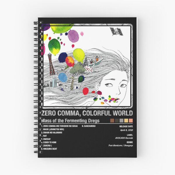 Item preview, Zero Comma, Colorful World by Mass of the Fermenting Dregs designed and sold by lankard-gallery.