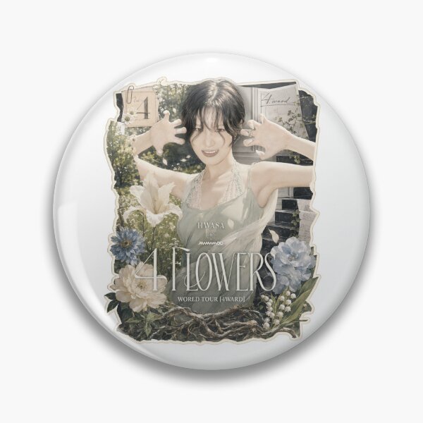 Item preview, MAMAMOO Hwasa 4 Flowers tour poster with botanical frame designed and sold by Valereekmerch.