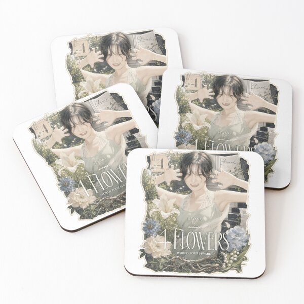 Item preview, MAMAMOO Hwasa 4 Flowers tour poster with botanical frame designed and sold by Valereekmerch.