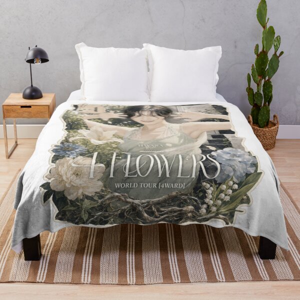 Item preview, MAMAMOO Hwasa 4 Flowers tour poster with botanical frame designed and sold by Valereekmerch.