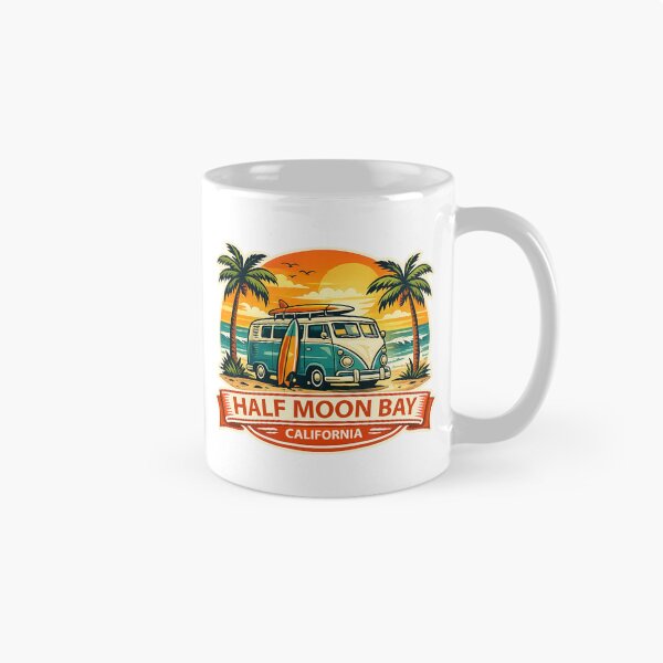 Item preview, Half Moon Bay California Surf Van designed and sold by getpressedshirt.