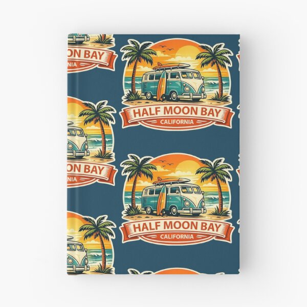 Item preview, Half Moon Bay California Surf Van designed and sold by getpressedshirt.