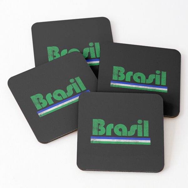 Item preview, Brazil Brasil Fan Retro Vintage Flag designed and sold by FrankIsabel.